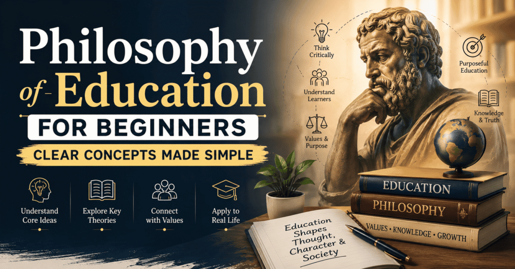 Philosophy of Education for Beginners: Clear Concepts Made Simple